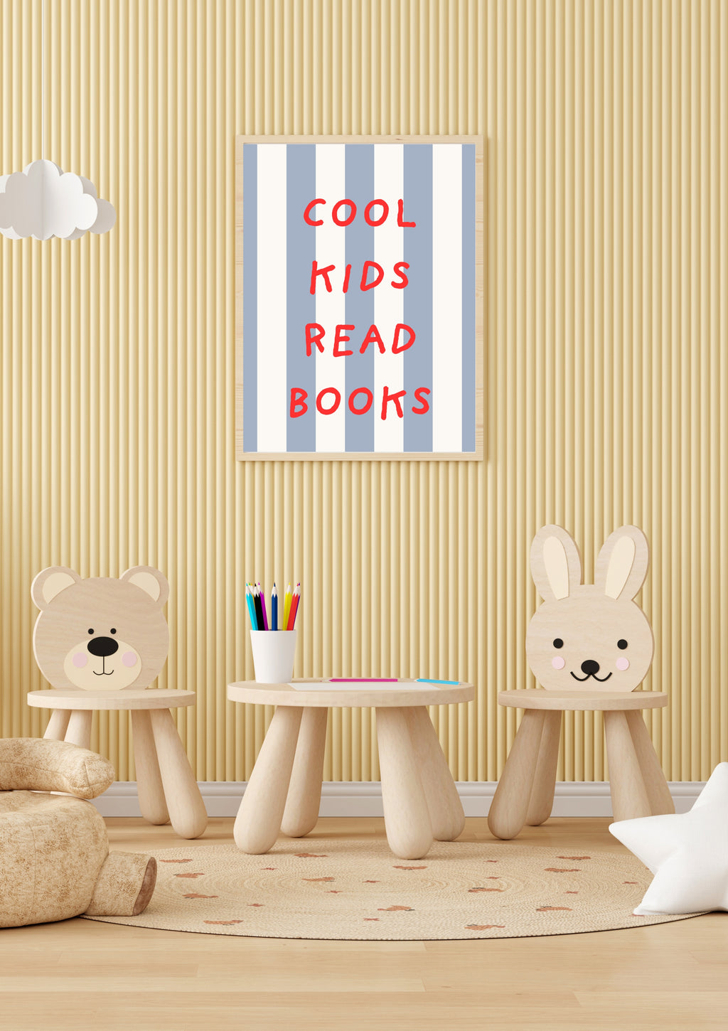COOL KIDS READ BOOKS | POSTER