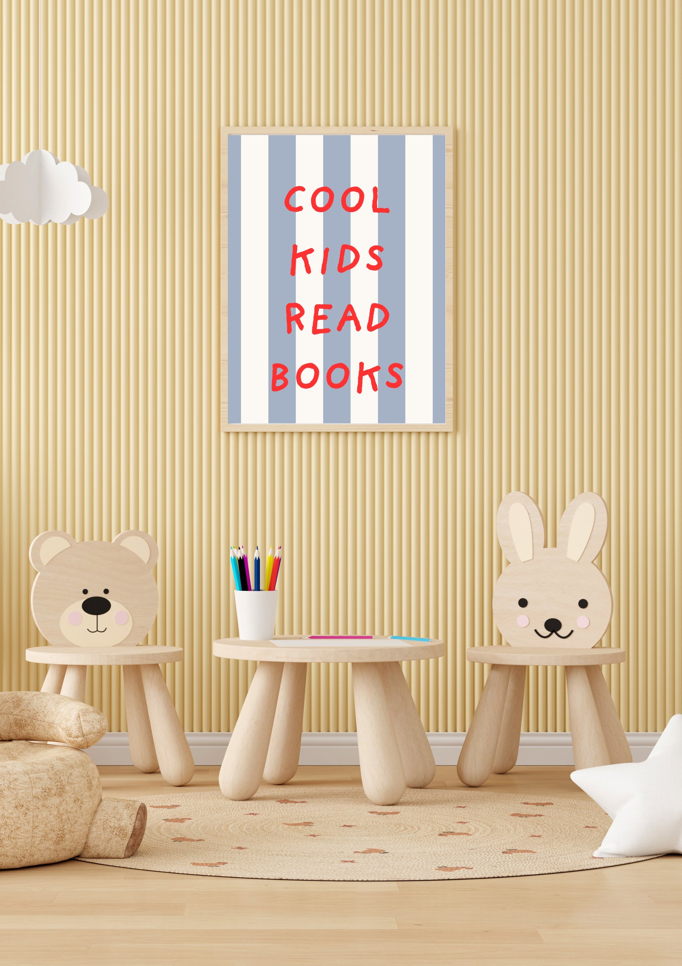COOL KIDS READ BOOKS | POSTER