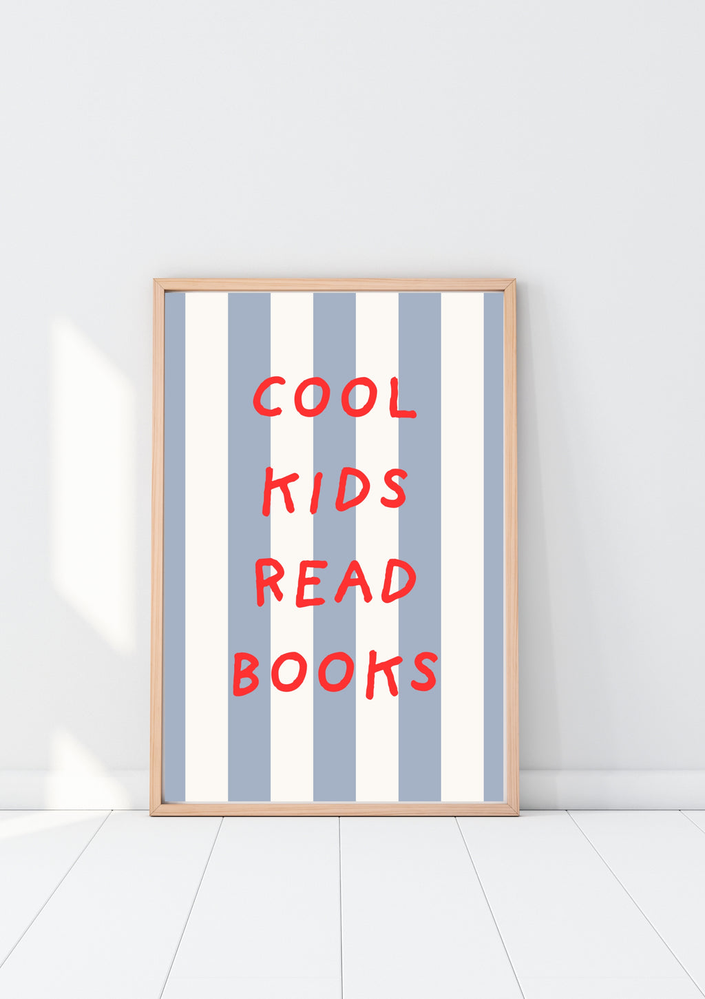 COOL KIDS READ BOOKS | POSTER
