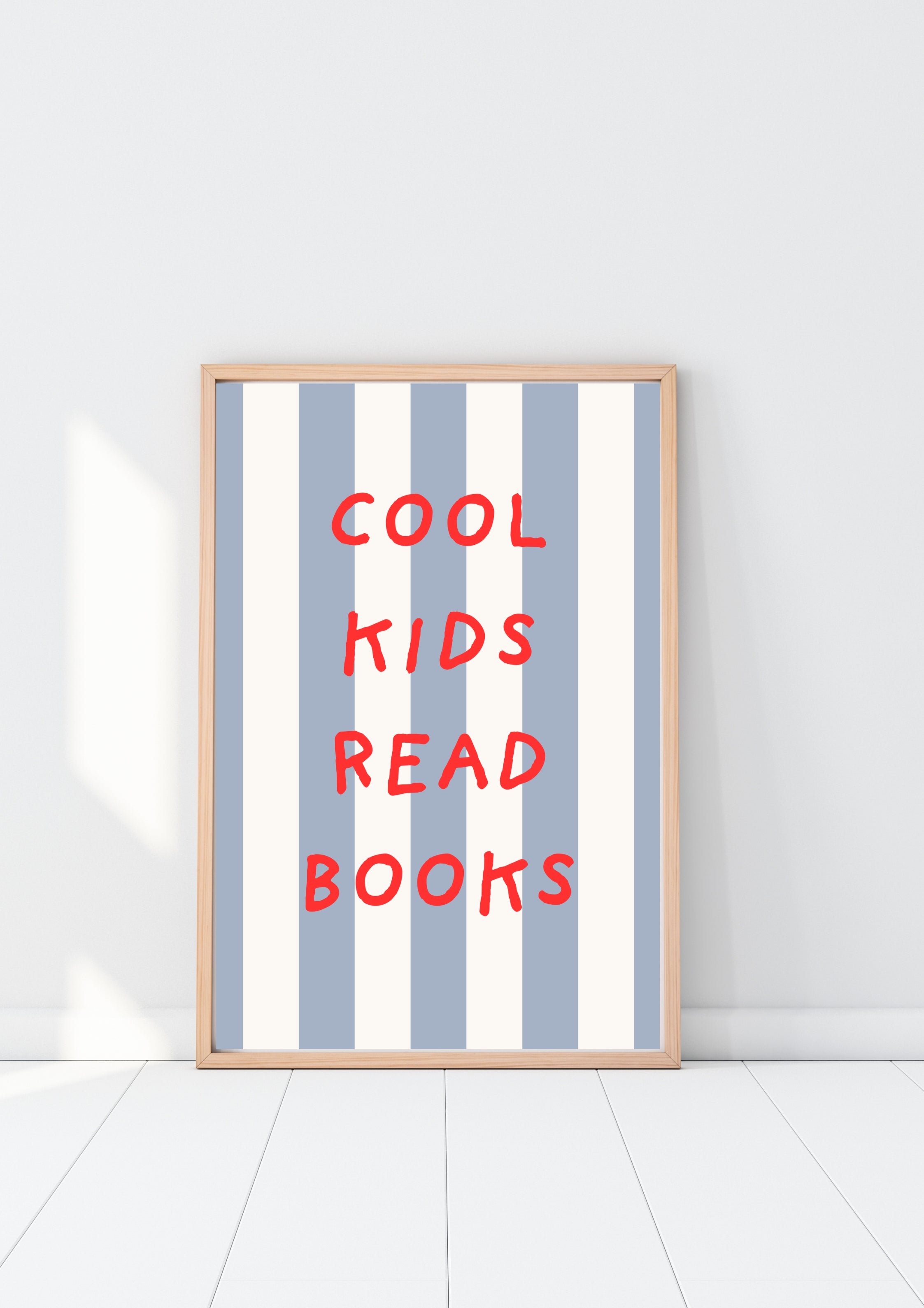 COOL KIDS READ BOOKS | POSTER